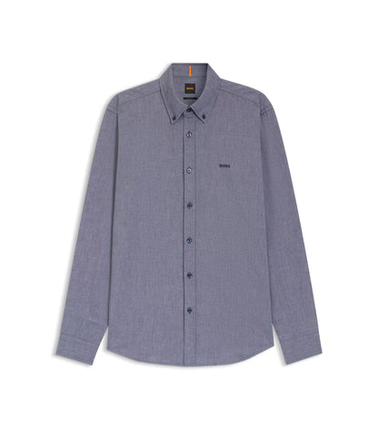 Regular-fit button-down shirt in Oxford cotton