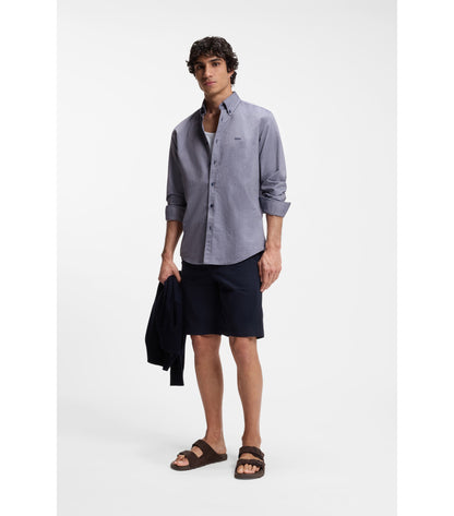 Regular-fit button-down shirt in Oxford cotton