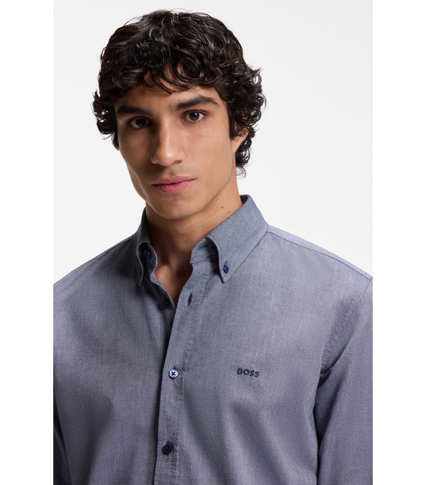 Regular-fit button-down shirt in Oxford cotton