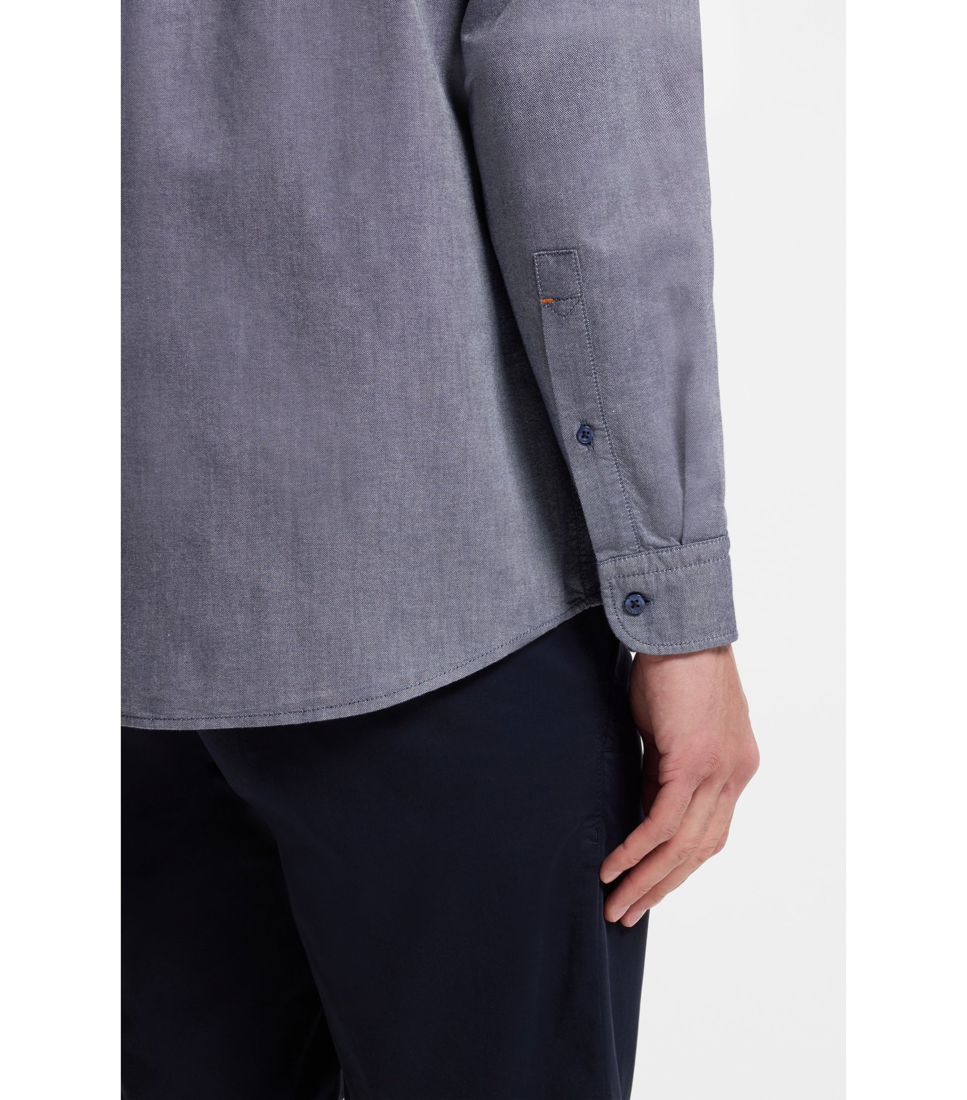Regular-fit button-down shirt in Oxford cotton