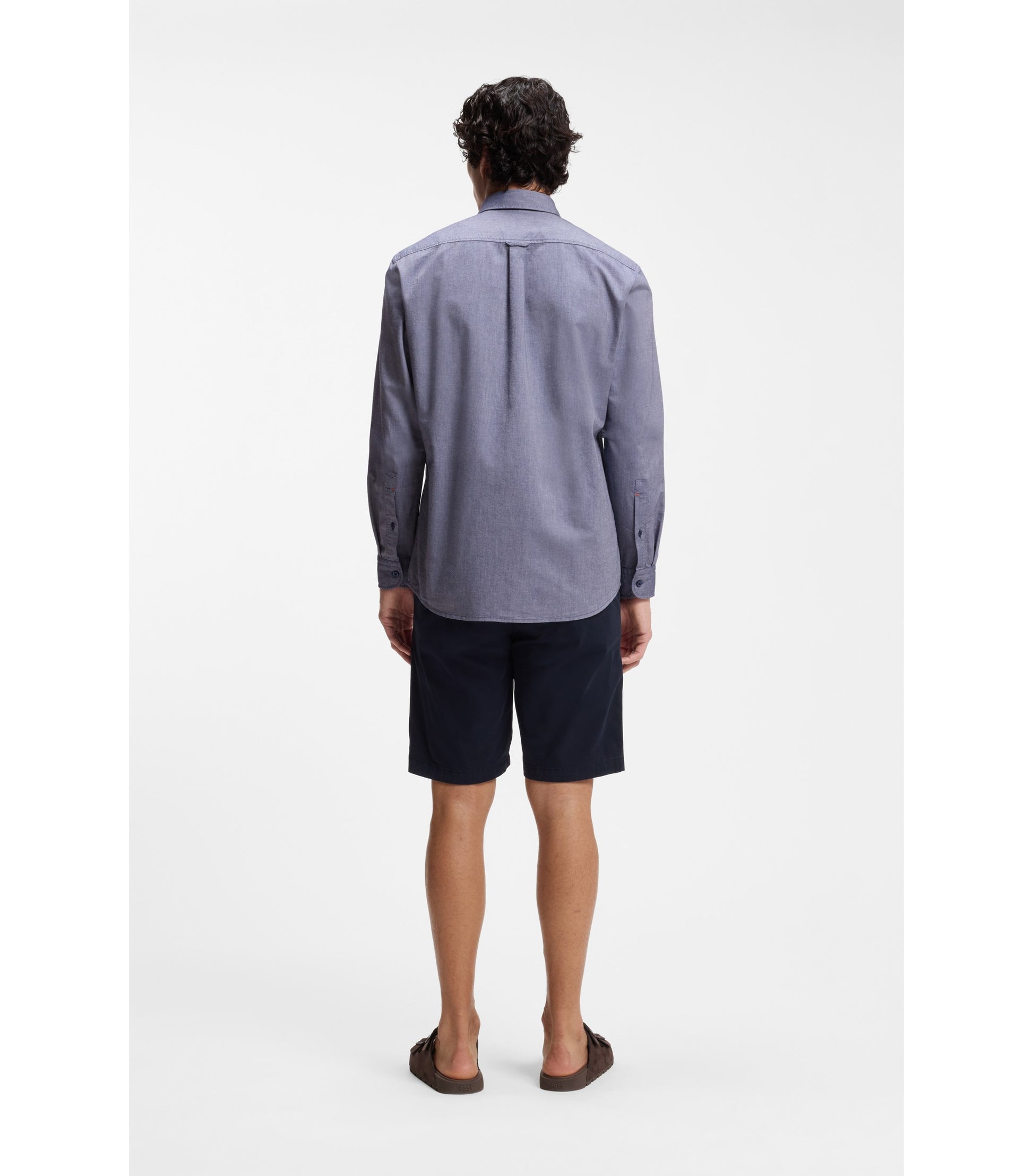 Regular-fit button-down shirt in Oxford cotton