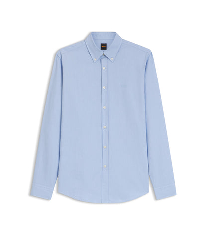 Regular-fit button-down shirt in Oxford cotton