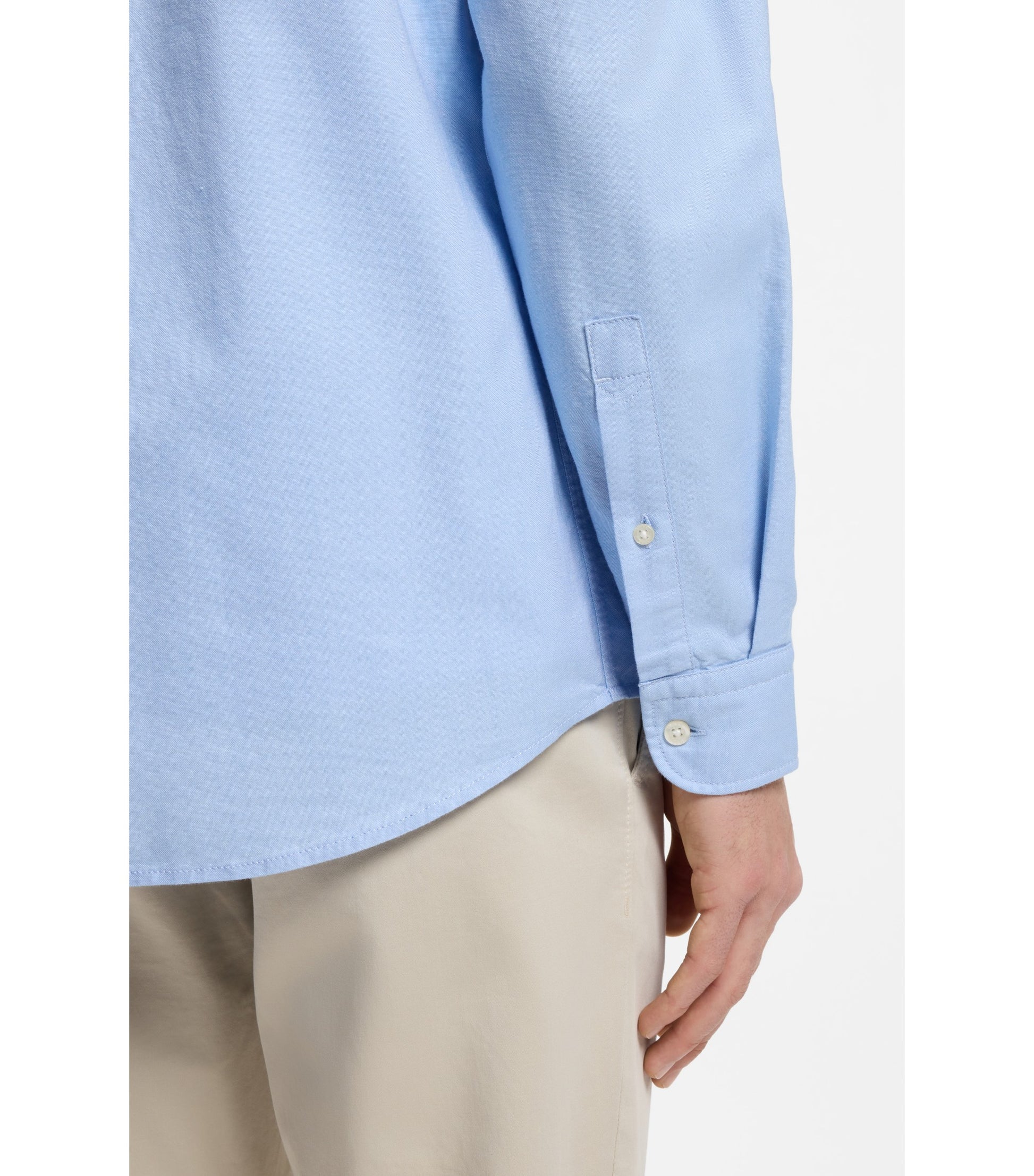 Regular-fit button-down shirt in Oxford cotton