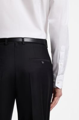 Slim-fit shirt in Italian cotton poplin