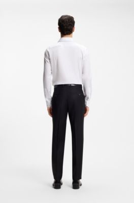 Slim-fit shirt in Italian cotton poplin