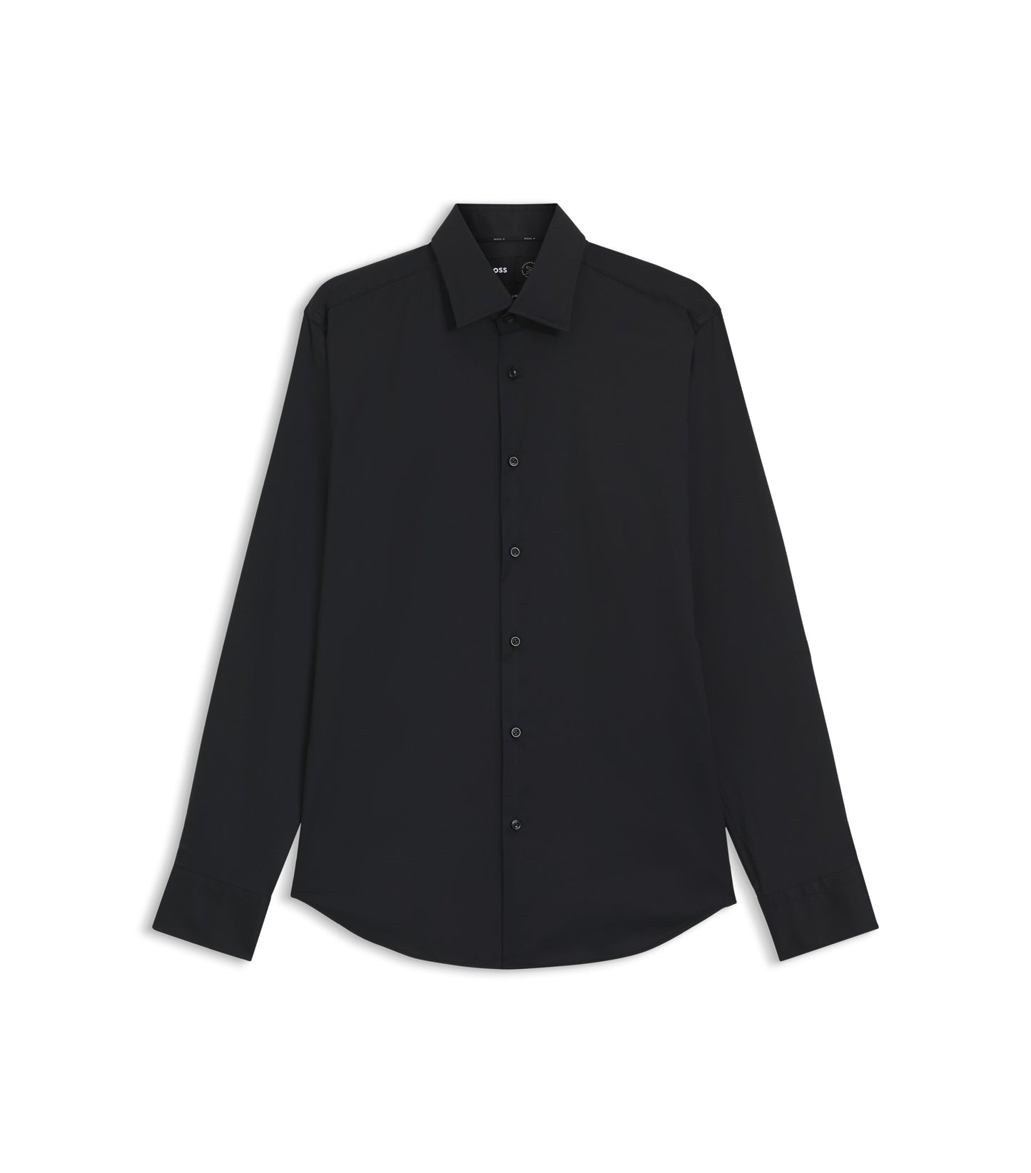 Regular-fit shirt in performance-stretch twill