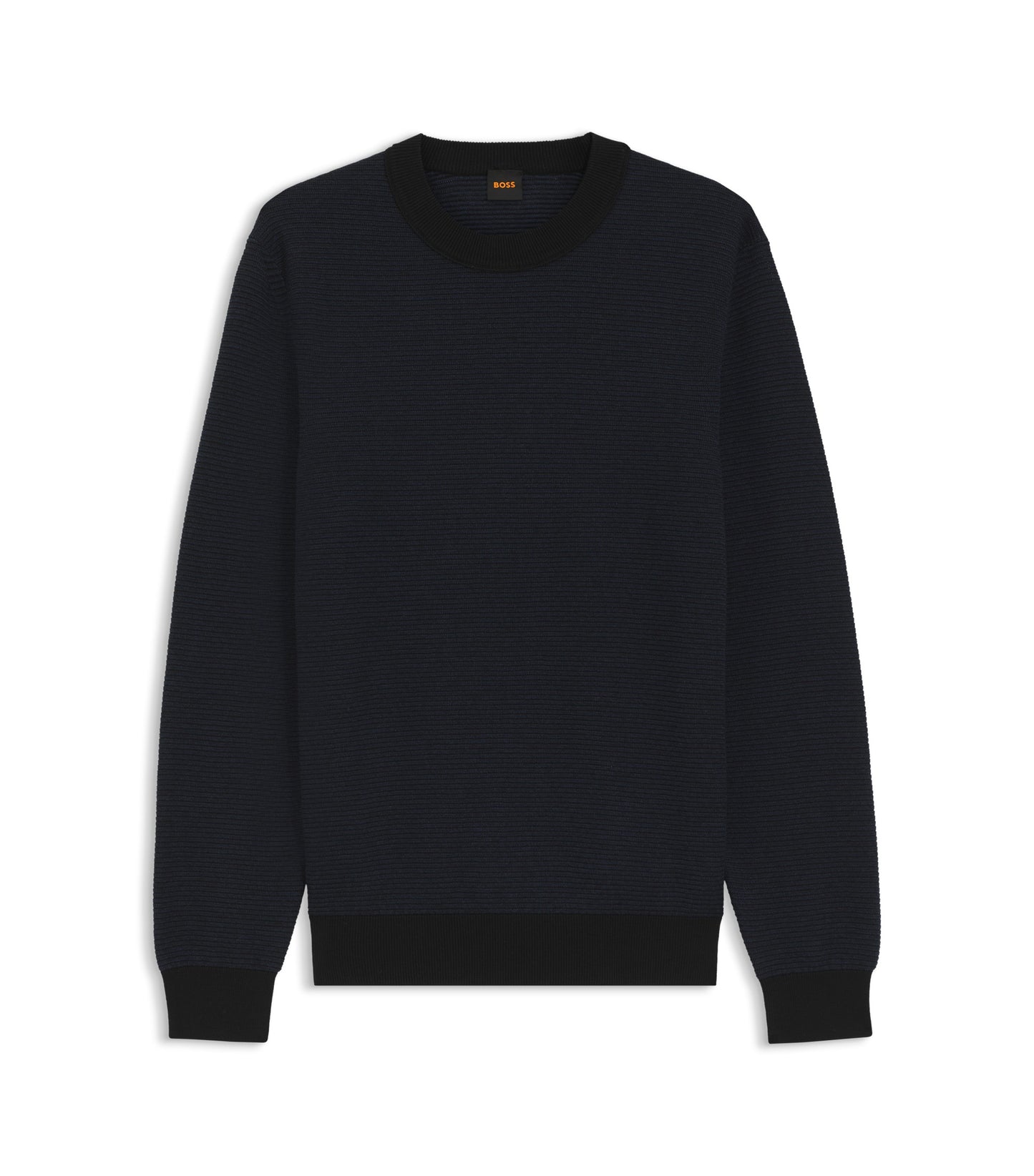 Knitted sweater in a cotton blend