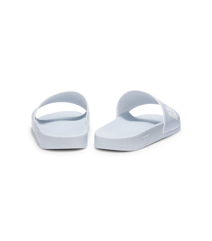 Italian-made slides with large logo detail