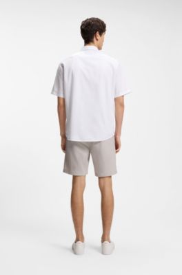 Regular-fit shirt in soft-washed Oxford cotton
