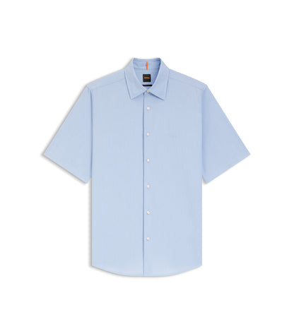 Regular-fit shirt in soft-washed Oxford cotton