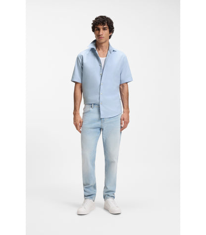 Regular-fit shirt in soft-washed Oxford cotton