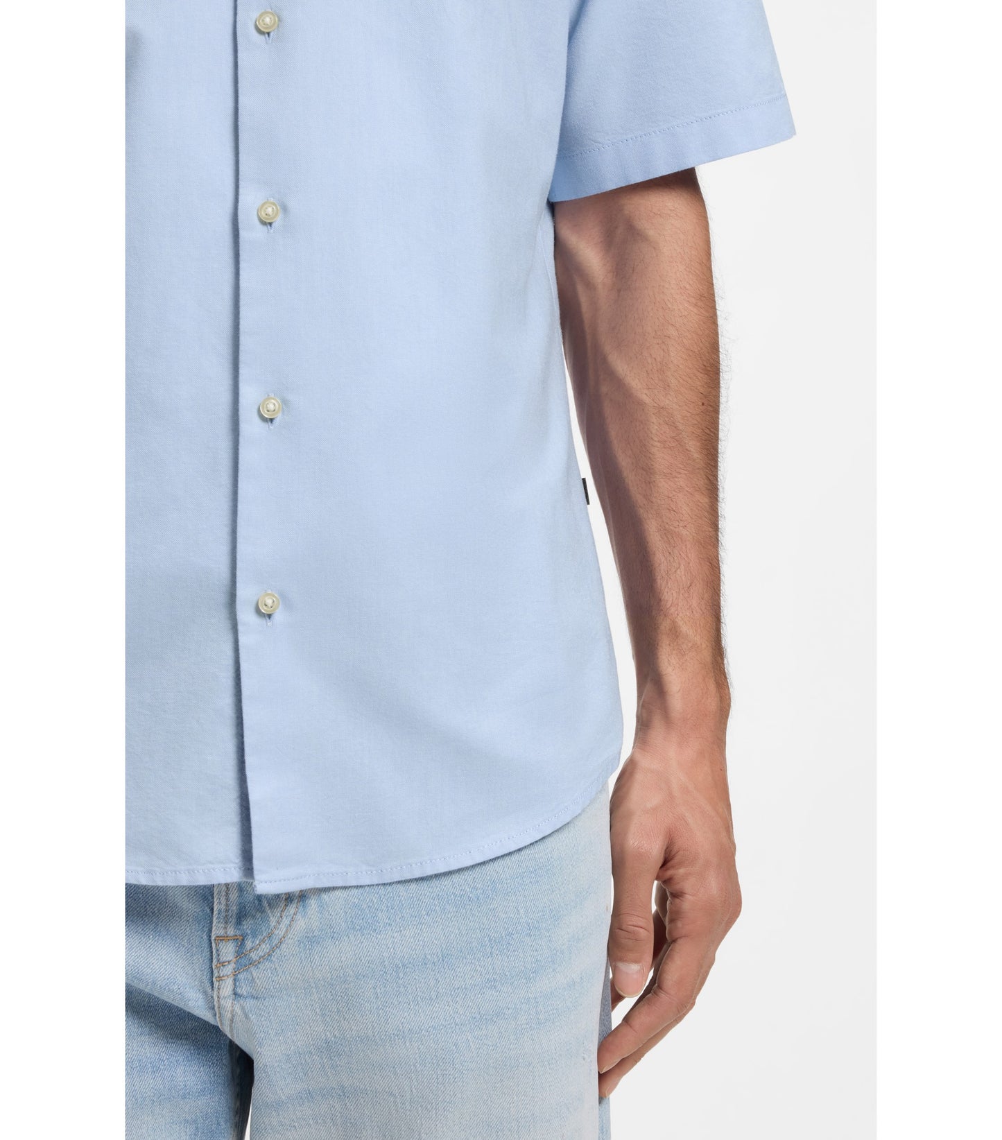 Regular-fit shirt in soft-washed Oxford cotton