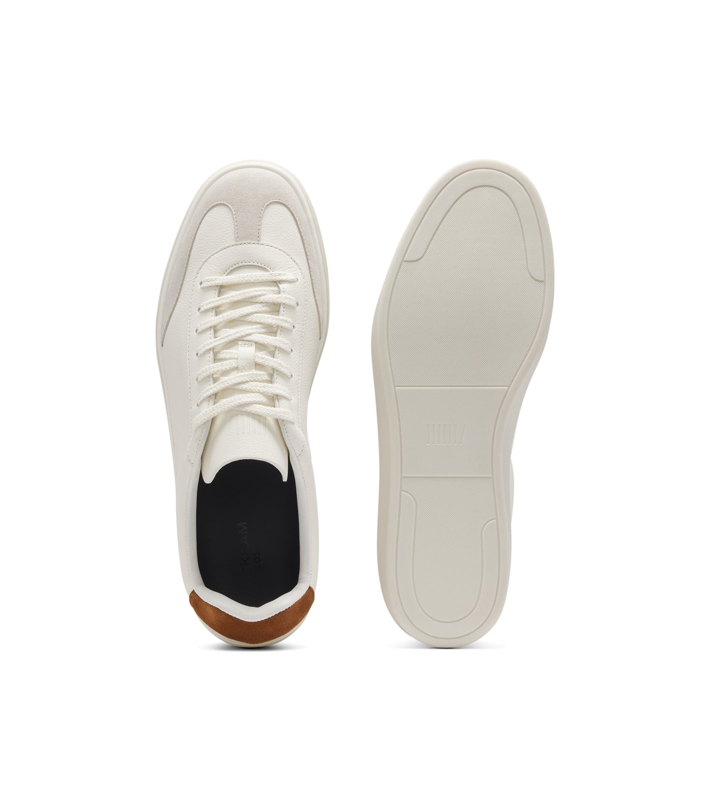 BOSS BY BECKHAM trainers in leather and suede