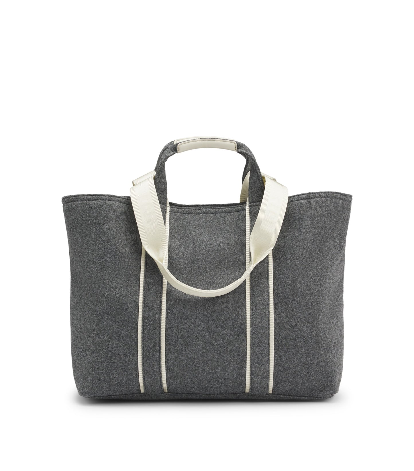 Fabric tote bag with contrast logo