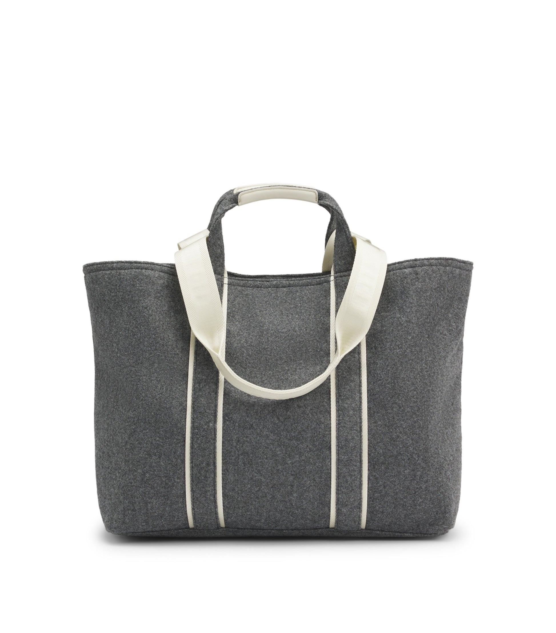 Fabric tote bag with contrast logo