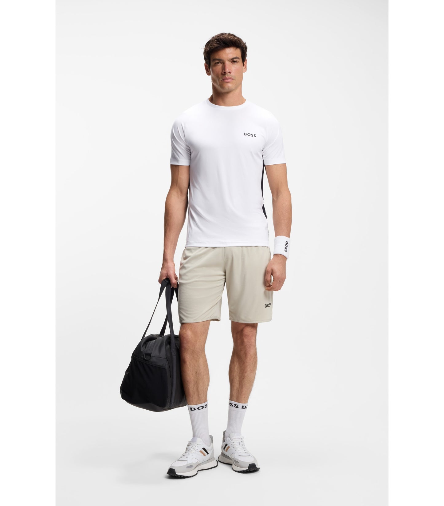 Slim-fit T-shirt in four-way stretch fabric