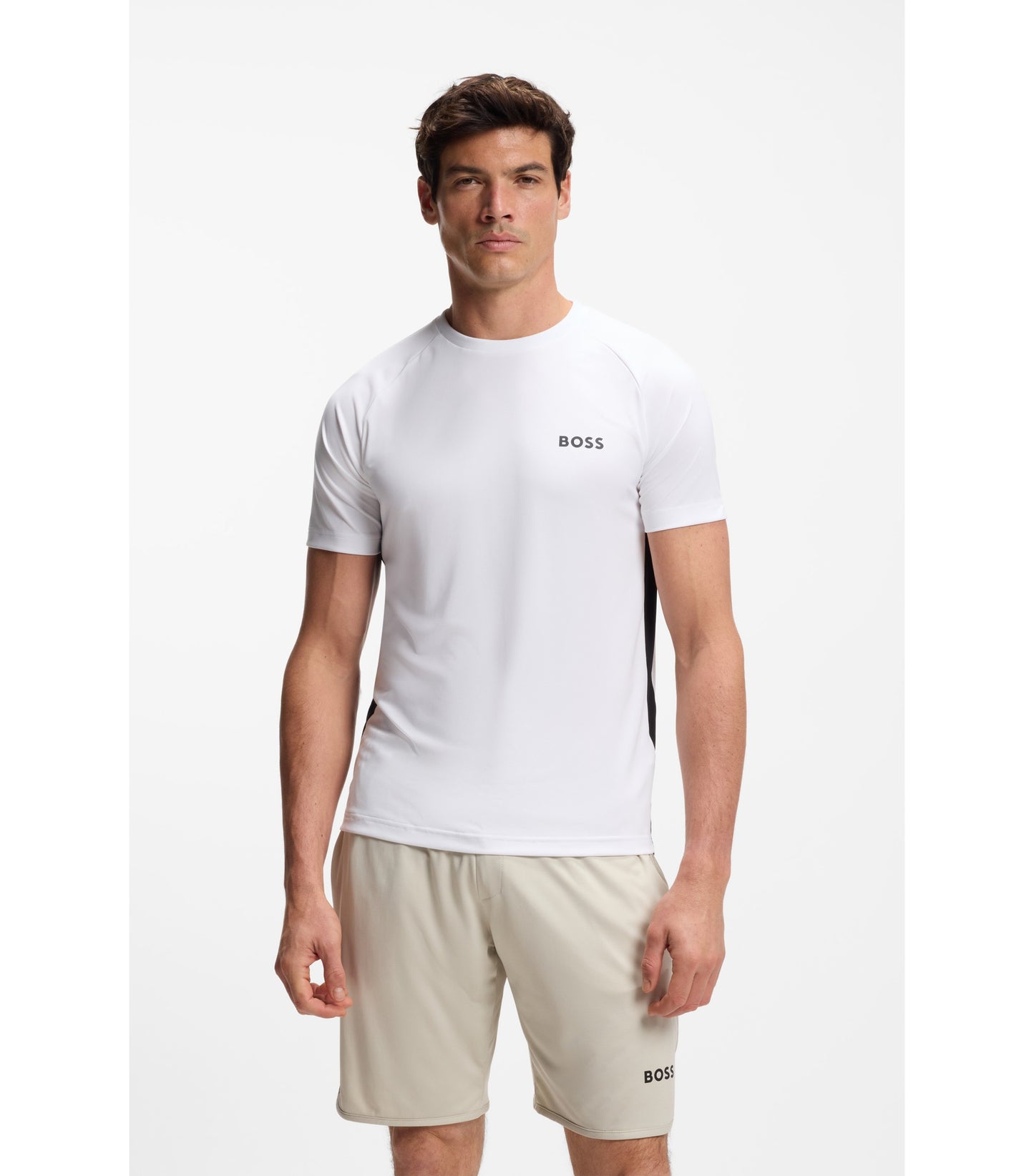 Slim-fit T-shirt in four-way stretch fabric