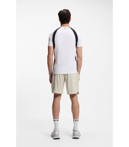 Slim-fit T-shirt in four-way stretch fabric