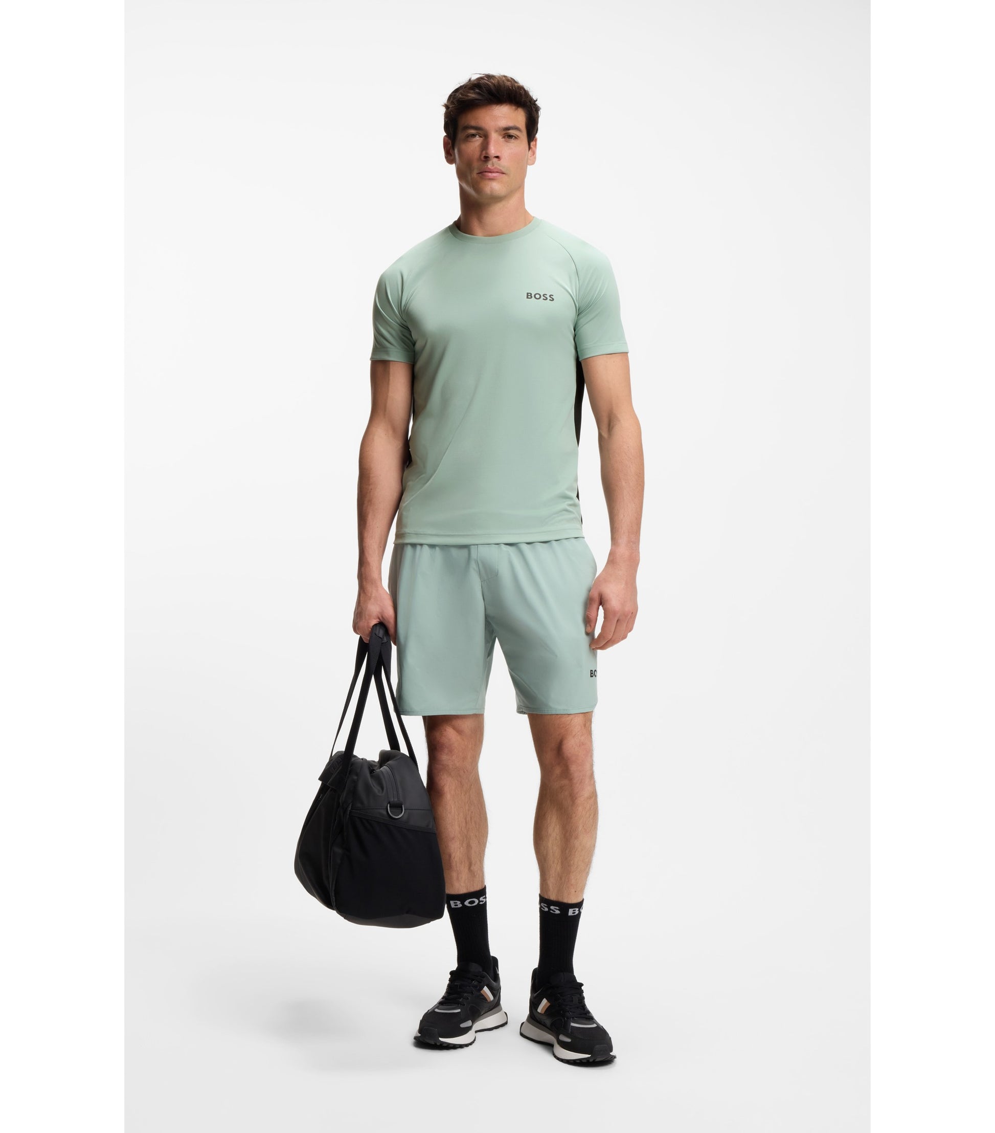 Slim-fit T-shirt in four-way stretch fabric