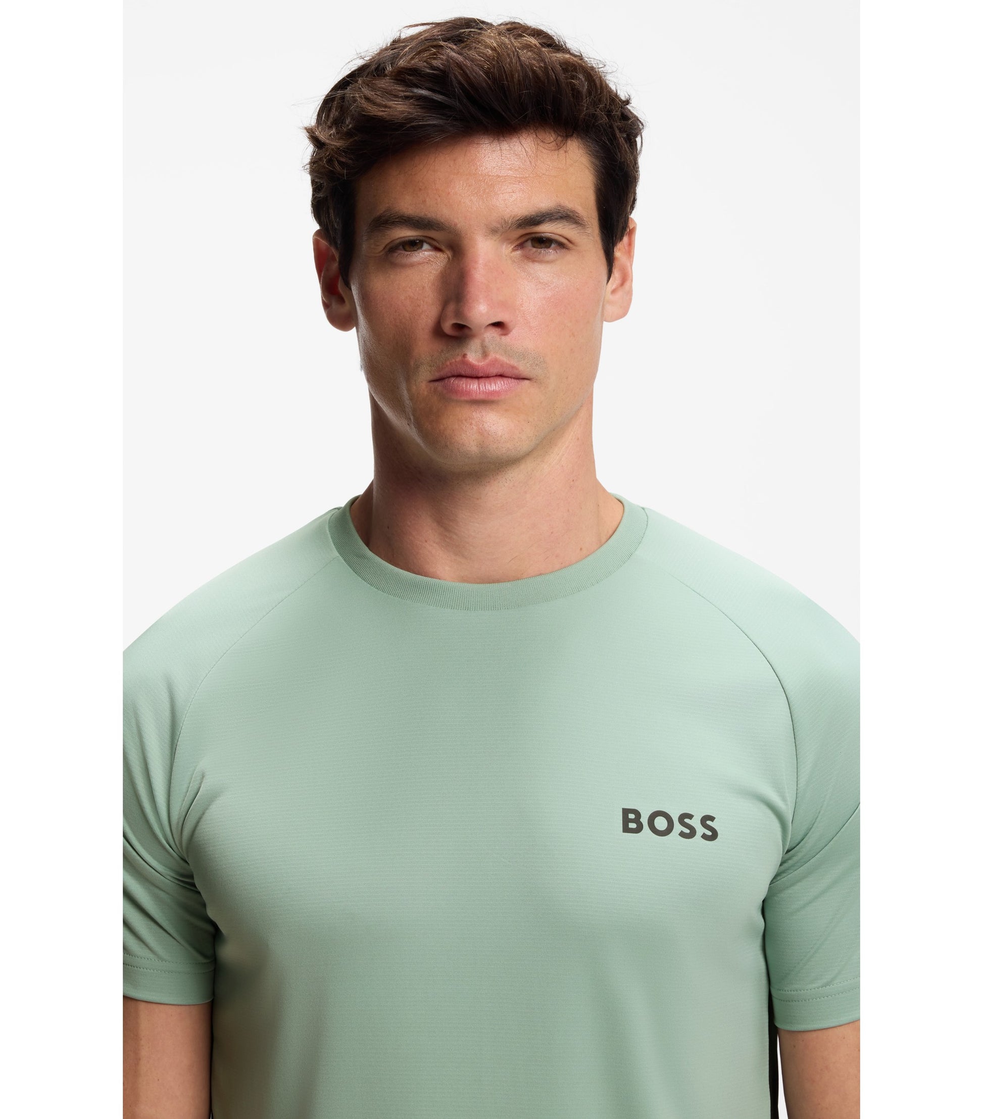 Slim-fit T-shirt in four-way stretch fabric