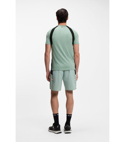 Slim-fit T-shirt in four-way stretch fabric
