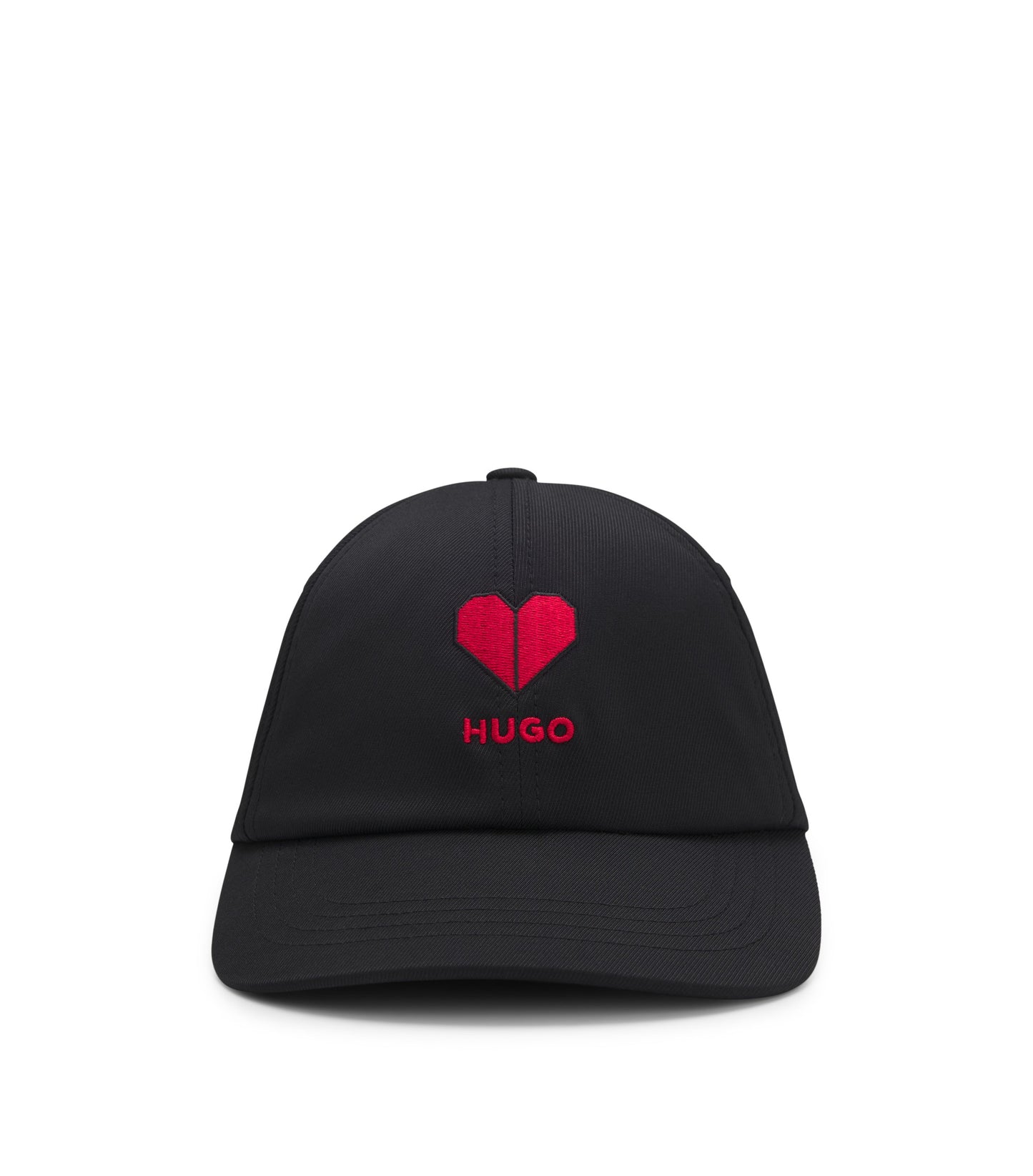 Stretch-twill cap with embroidered logo