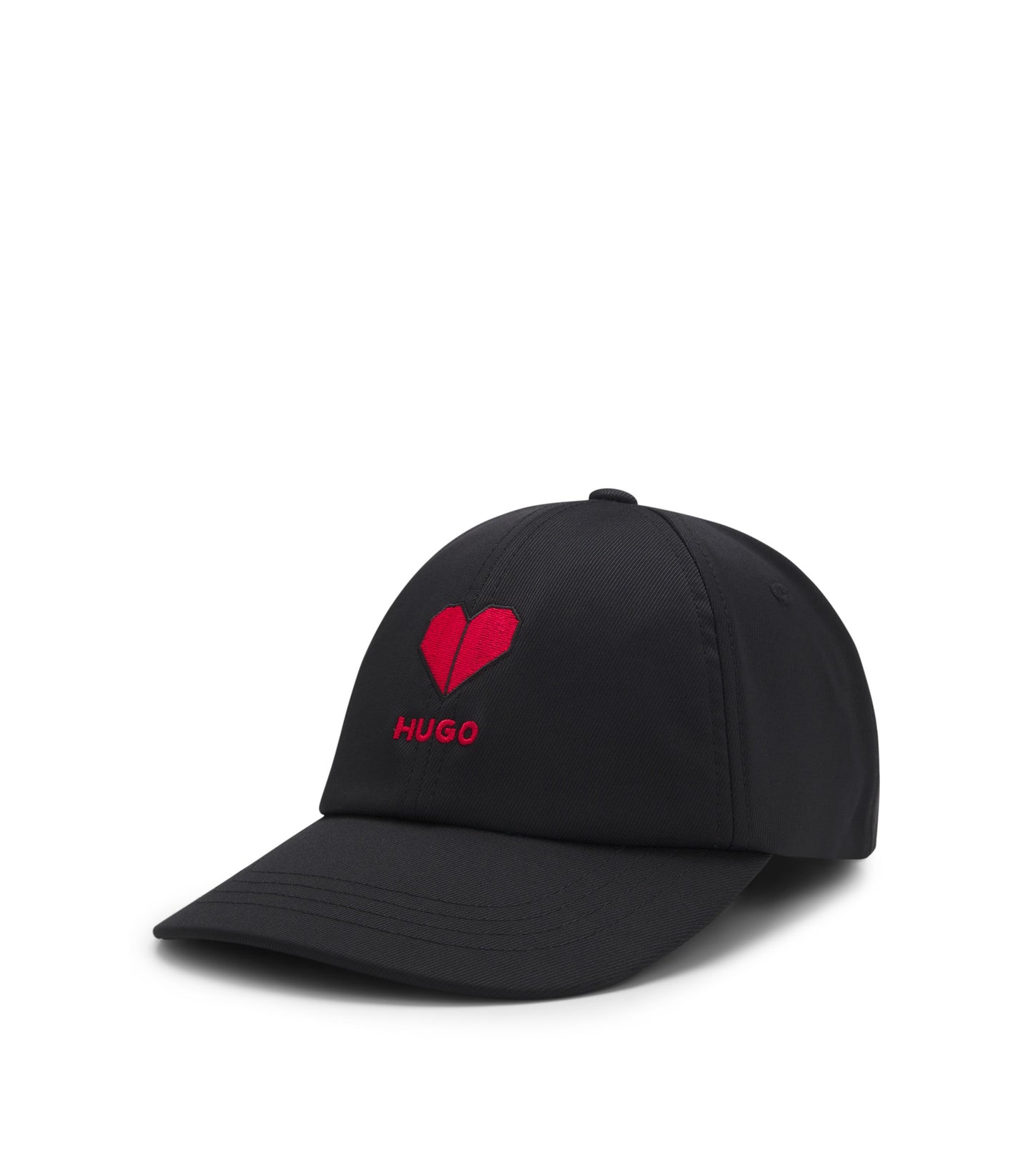 Stretch-twill cap with embroidered logo