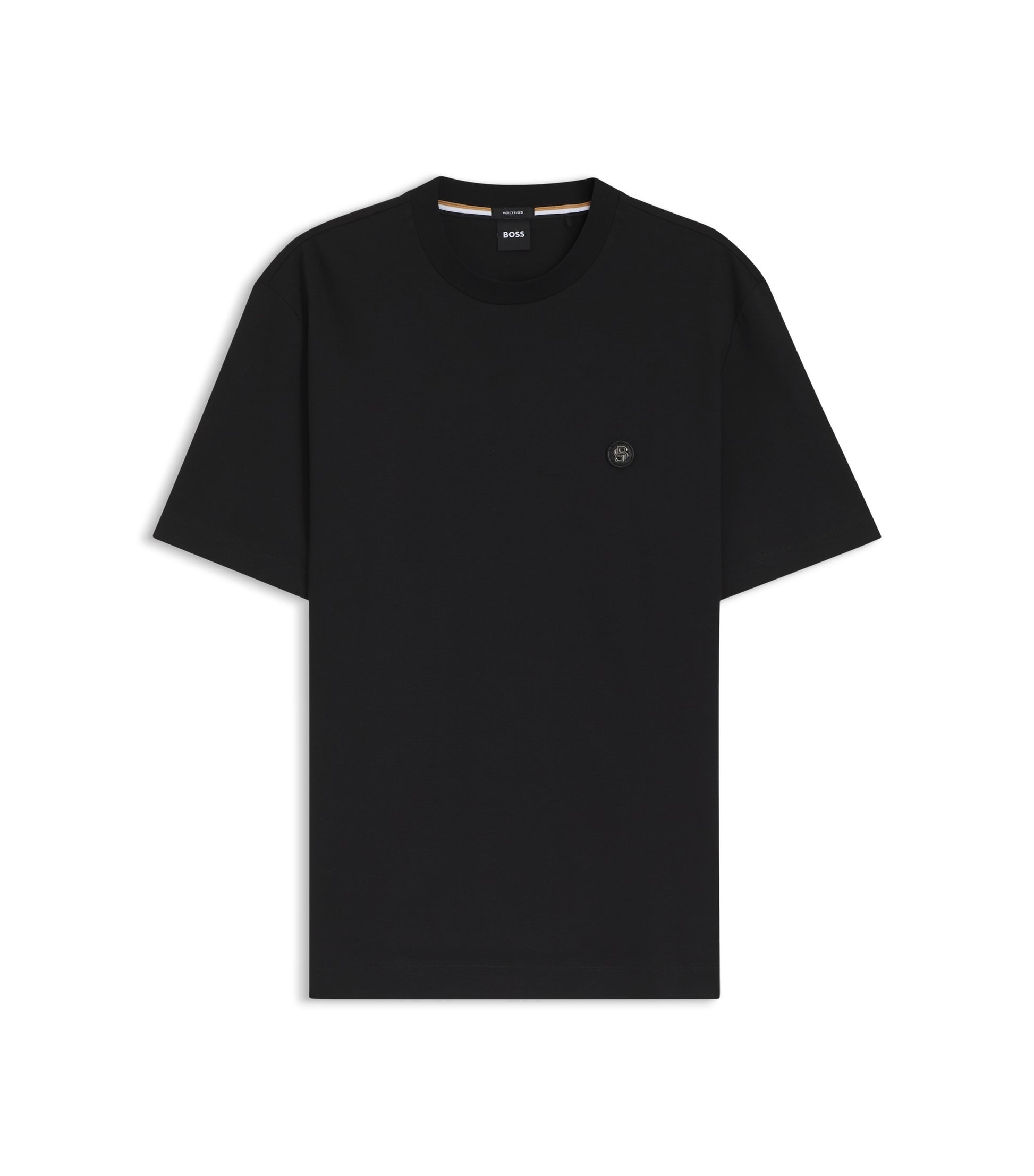 Cotton T-shirt with Double-B-monogram badge