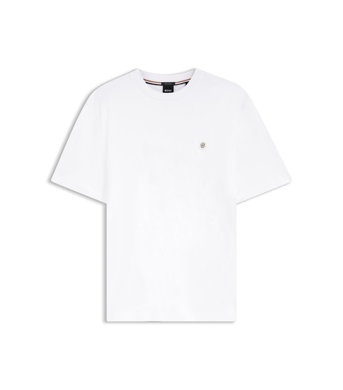 Cotton T-shirt with Double-B-monogram badge