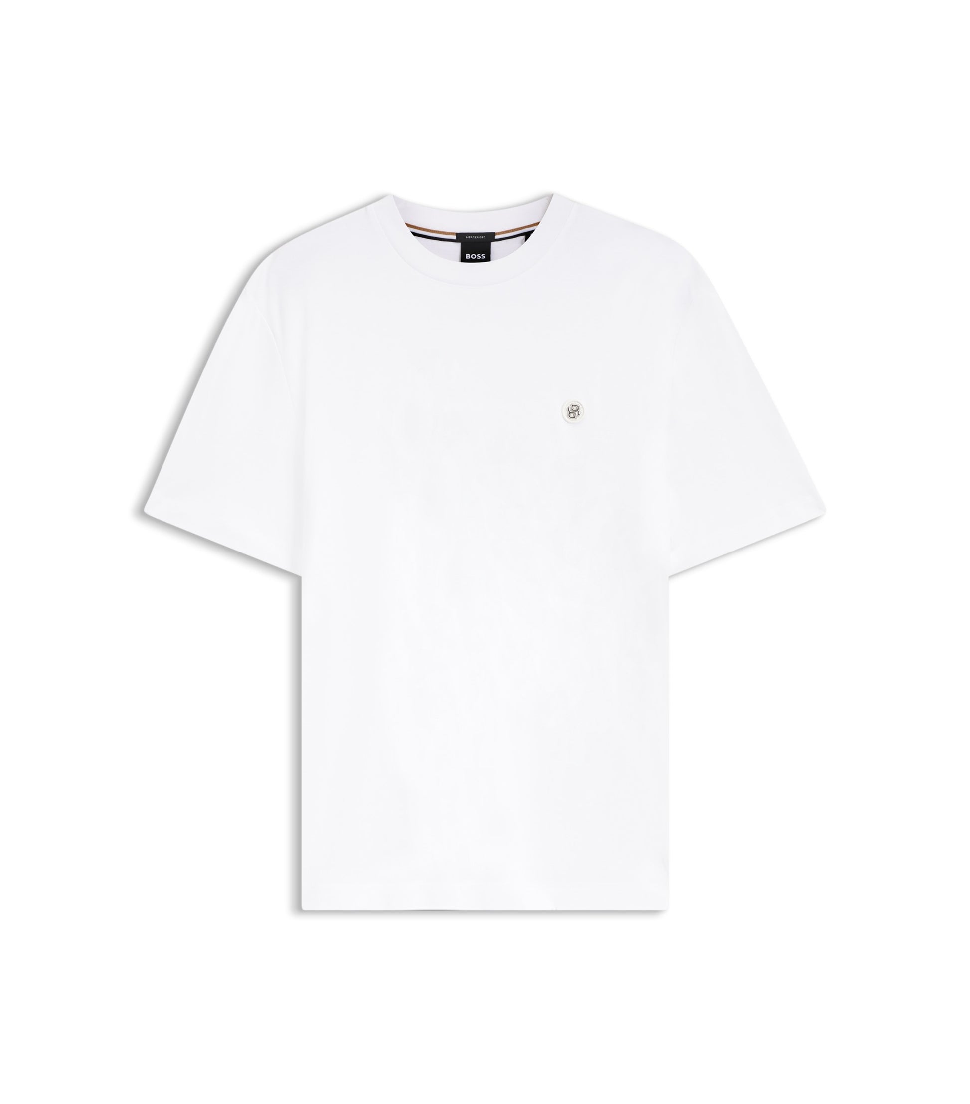 Cotton T-shirt with Double-B-monogram badge