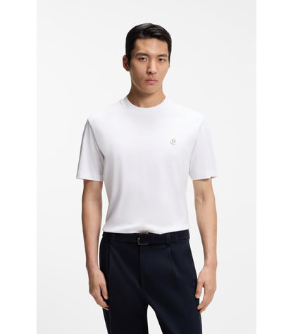 Cotton T-shirt with Double-B-monogram badge