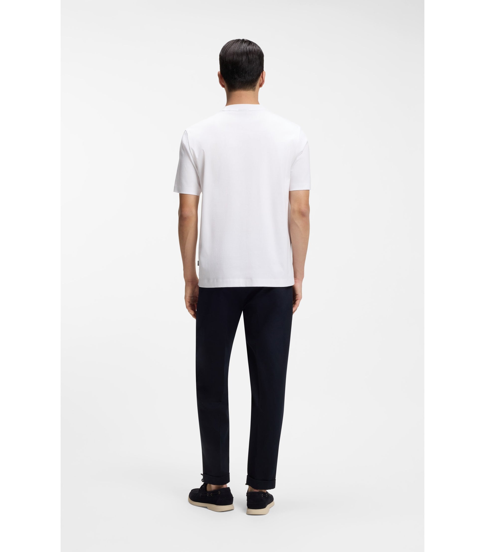 Cotton T-shirt with Double-B-monogram badge