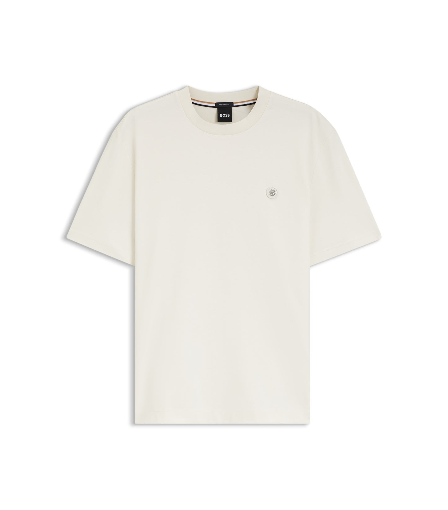 Cotton T-shirt with Double-B-monogram badge