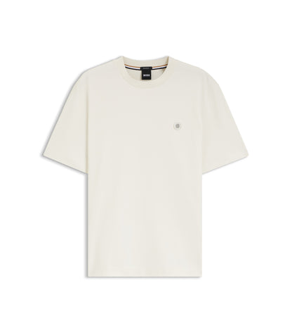 Cotton T-shirt with Double-B-monogram badge