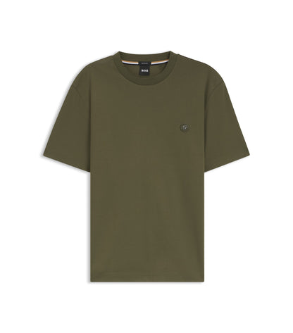 Cotton T-shirt with Double-B-monogram badge