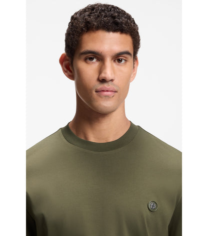 Cotton T-shirt with Double-B-monogram badge