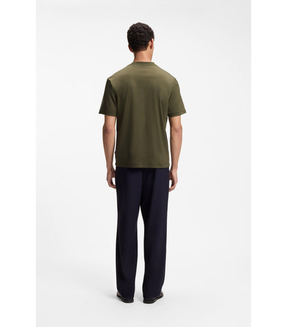 Cotton T-shirt with Double-B-monogram badge