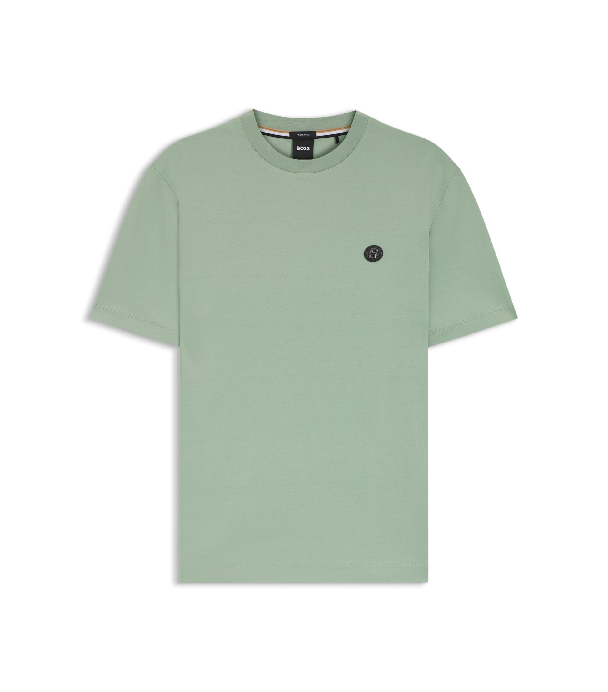 Cotton T-shirt with Double-B-monogram badge