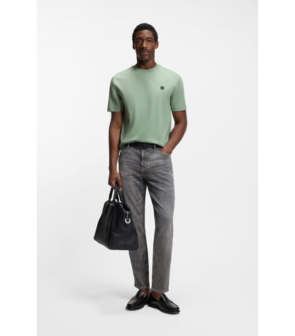 Cotton T-shirt with Double-B-monogram badge