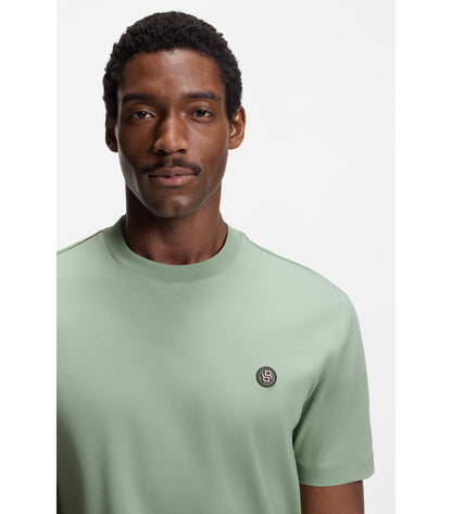 Cotton T-shirt with Double-B-monogram badge