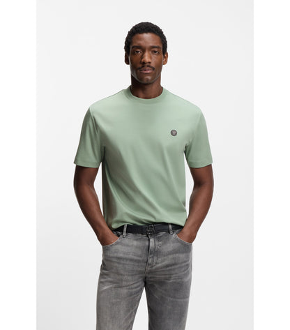Cotton T-shirt with Double-B-monogram badge