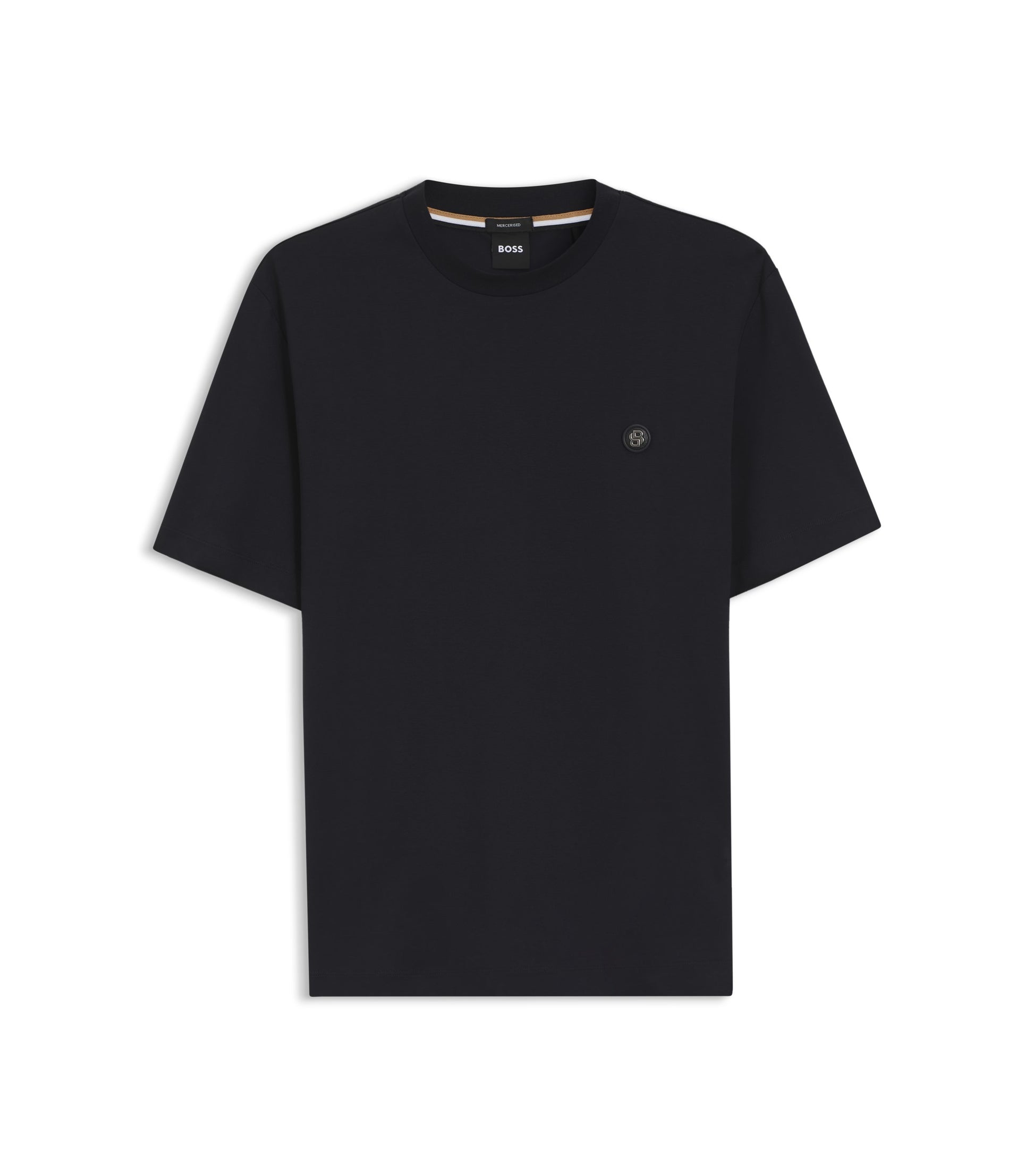 Cotton T-shirt with Double-B-monogram badge