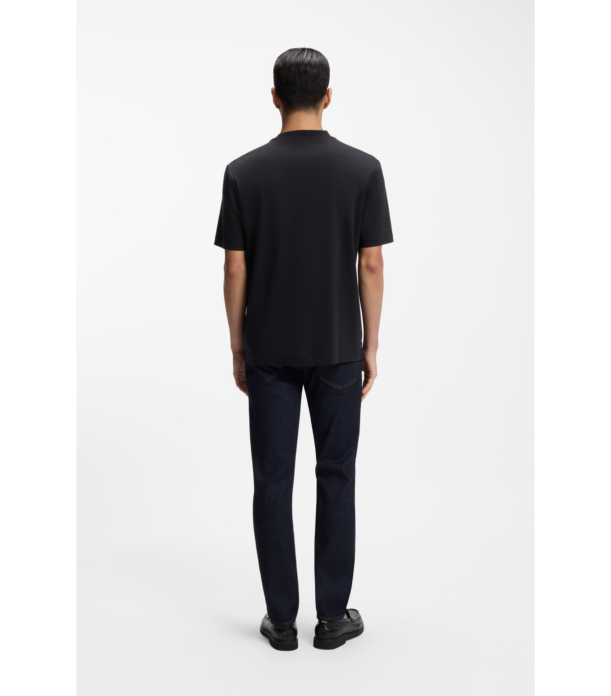 Cotton T-shirt with Double-B-monogram badge