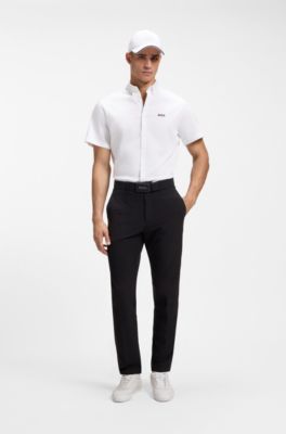 Regular-fit shirt in cotton jersey