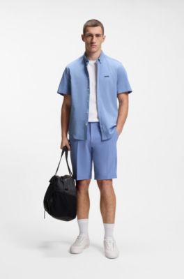 Regular-fit shirt in cotton jersey