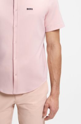 Regular-fit shirt in cotton jersey