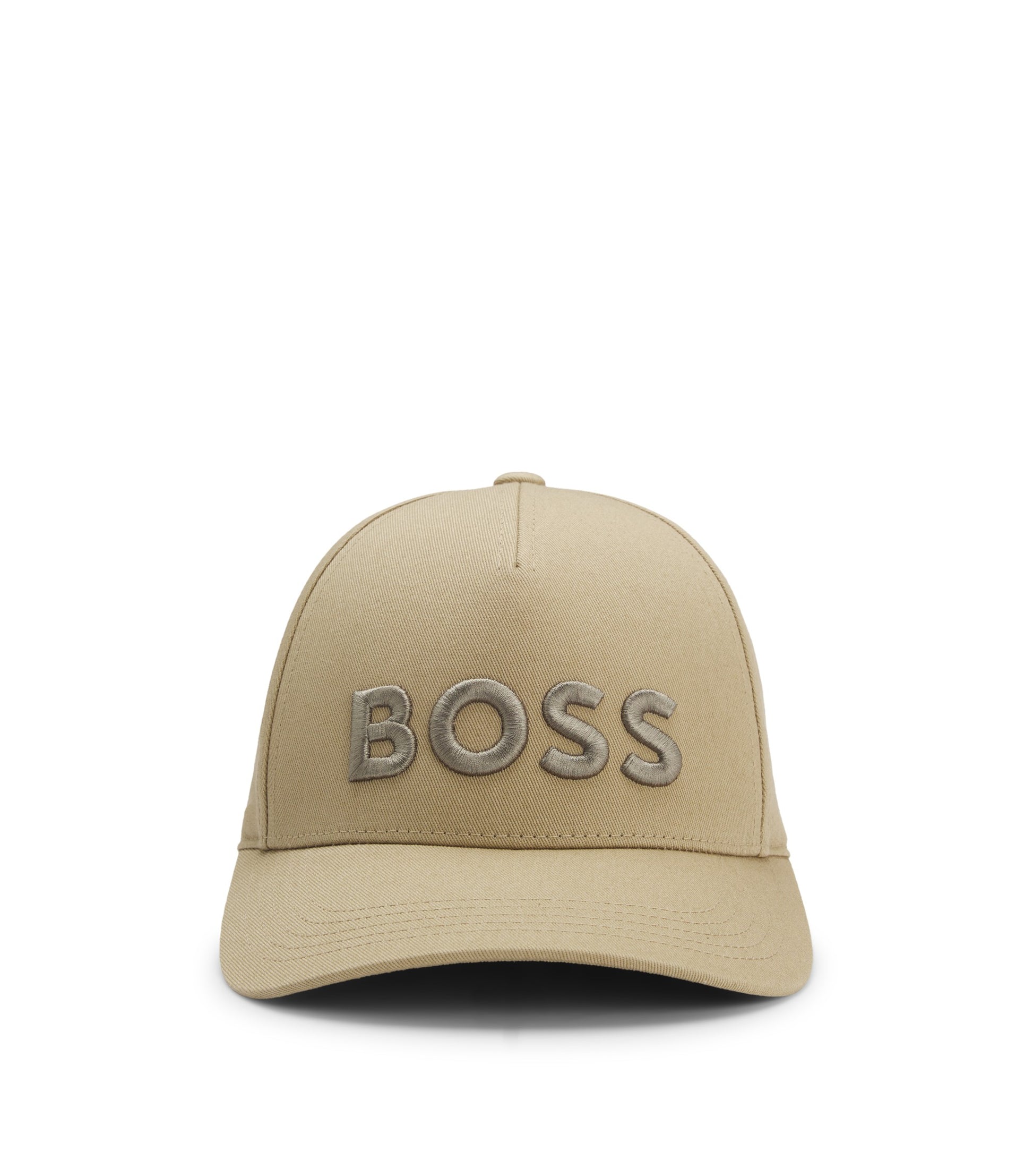 Cotton-twill cap with embroidered logo