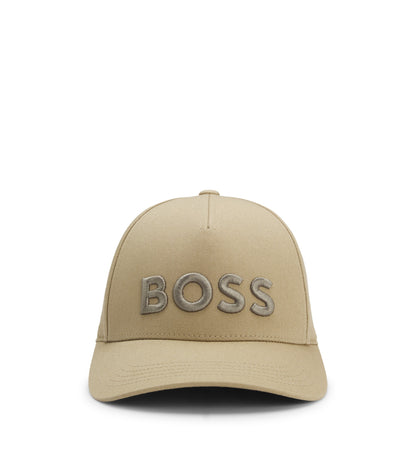 Cotton-twill cap with embroidered logo