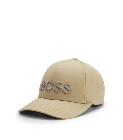 Cotton-twill cap with embroidered logo