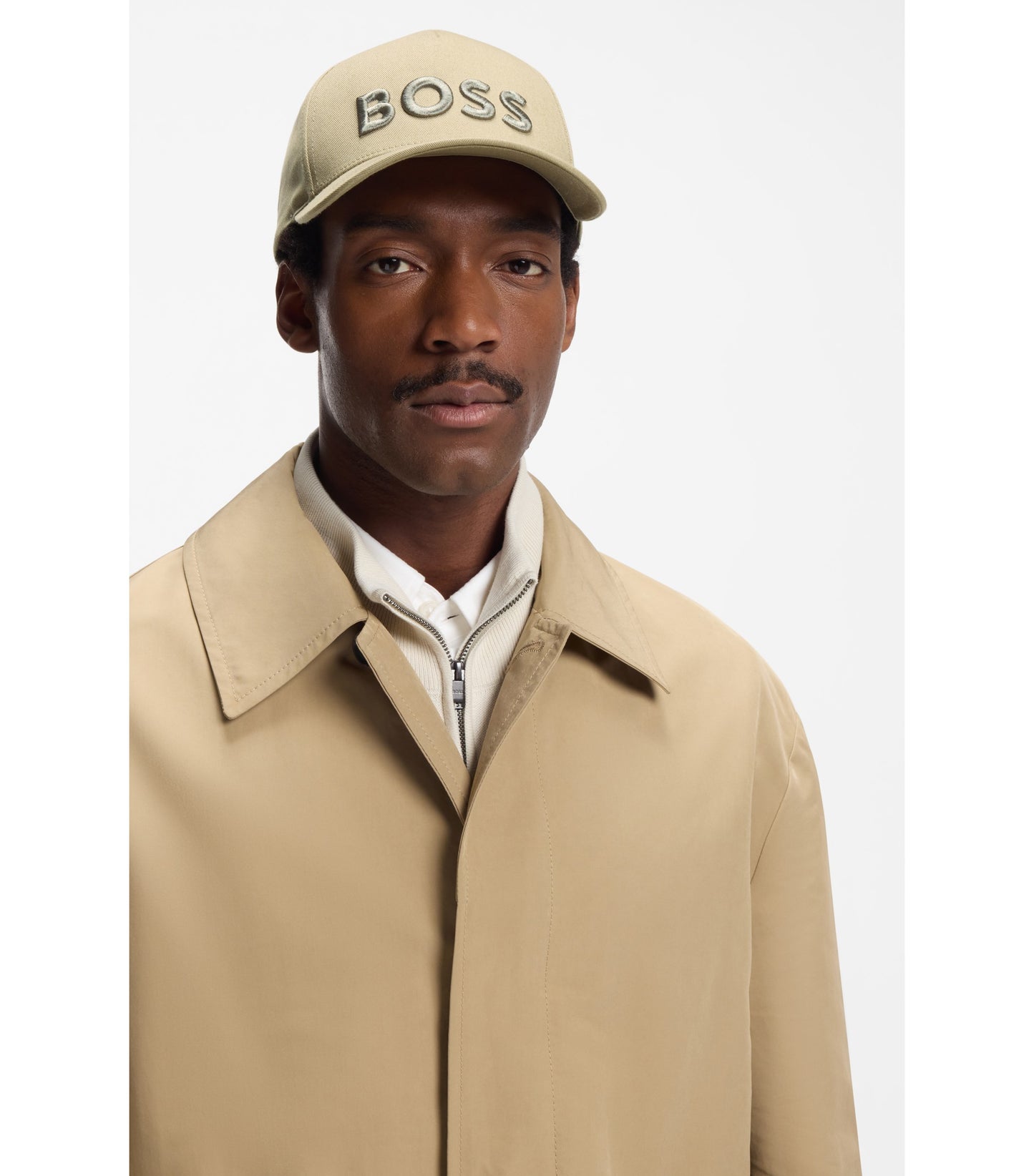 Cotton-twill cap with embroidered logo